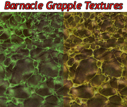 Barnacle grapple textures